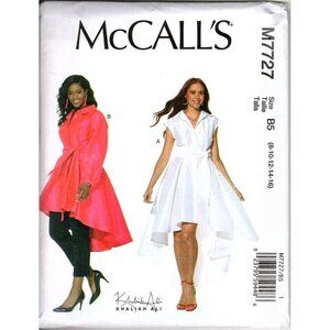 McCall's M7727 Misses 8 to 16 Peplum Tunic or Dress Uncut Sewing Pattern